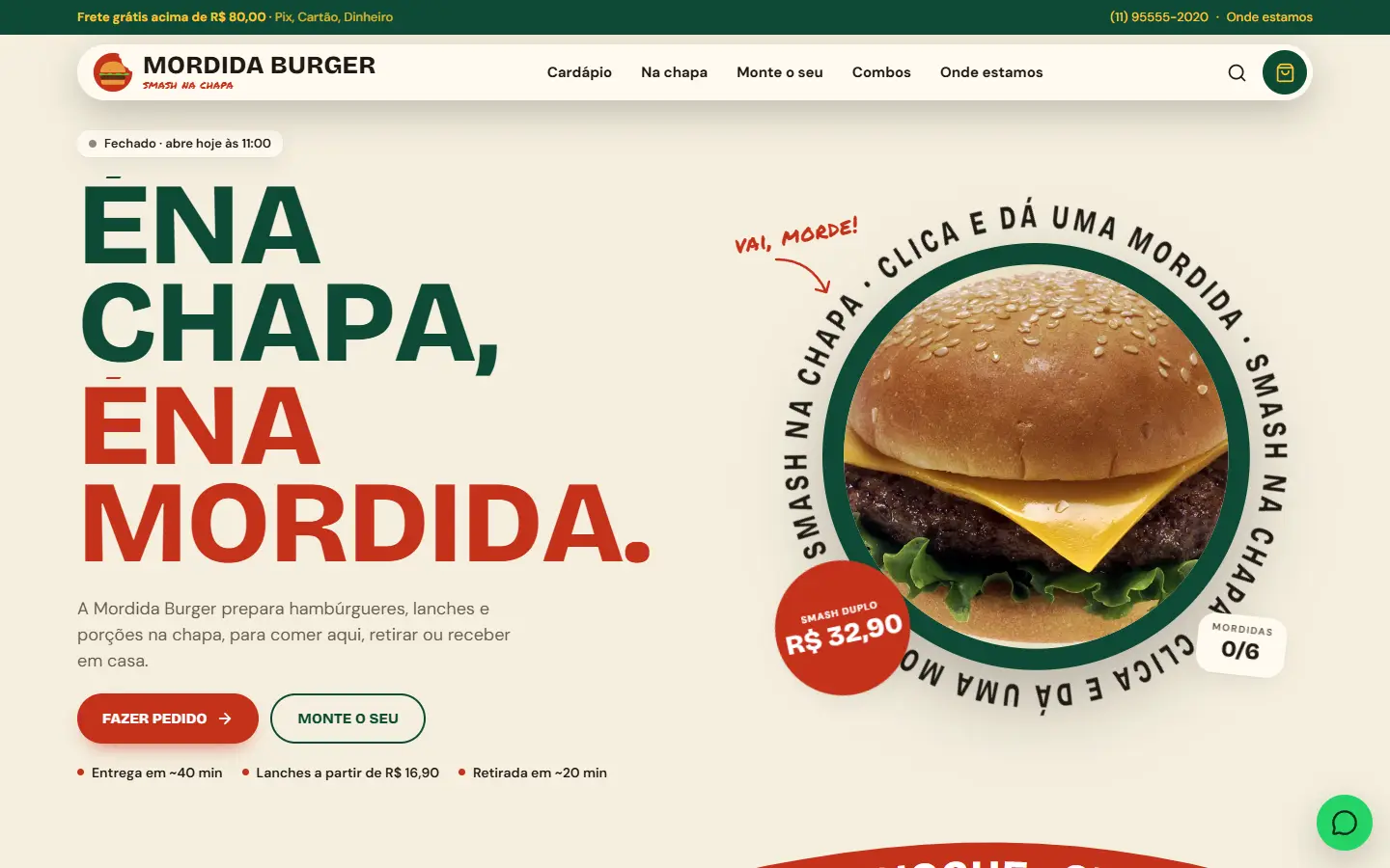 Modelo Mordida Burger — Hamburgueria